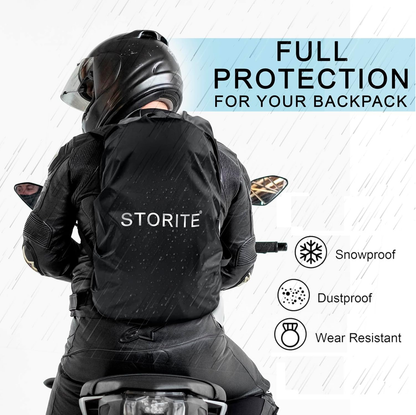 Storite Dust & Rain Cover For Standard Backpack With Pouch