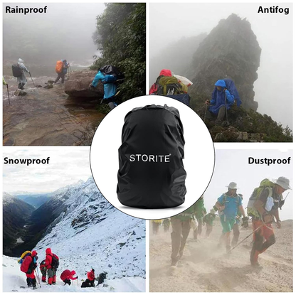 Storite Dust & Rain Cover For Standard Backpack With Pouch