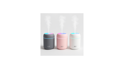 H2O HUMIDIFIER Essential Oil Diffuser & Humidifier Air Freshener for Home Portable Car Air Purifier (multicolor)